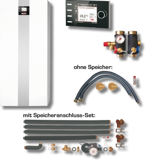 Wolf Paket Gasbrennwertkessel TGB-2-20 Ausführung Mischerkreis, BM-2