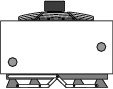 Wolf Induktionsjalousie für LH 25 Deckengerät, mit Stellmotor 24 V