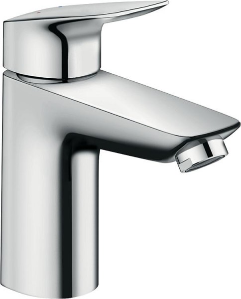 Waschtischmischer Hansgrohe 100 Logis, mit Ablaufgarnitur, chrom