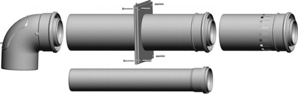 Wolf Anschluss-Set DN60/100 - B33 Steigleitung DN60, raumluftabhängig