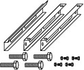 Wolf Befestigungsset Betonträger senkr. für TLHK/TLH/LH/LH-ATEX 40