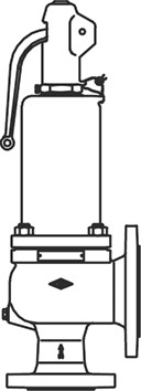 Wolf Siphon Sperrhöhe 230mm aus Polypropylen