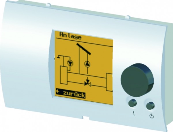 Wolf Bedienmodul BM-Solar Grafik für Regelungssystem WRS