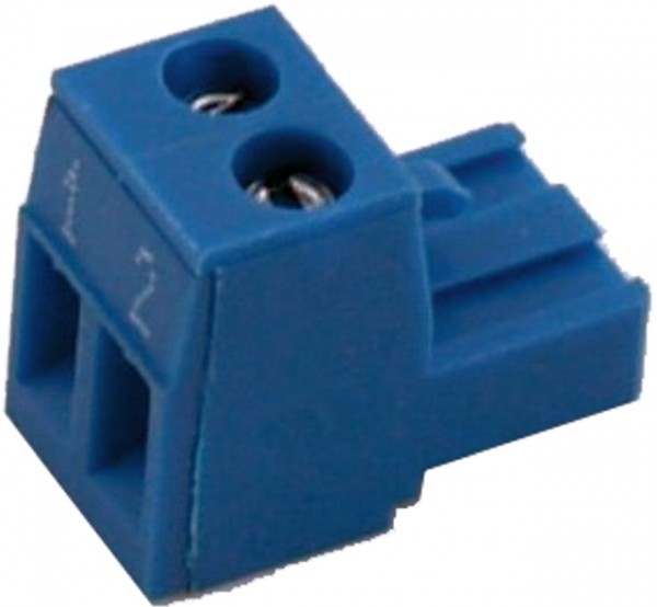 Wolf Gegenstecker 2-polig blau für TOB-18