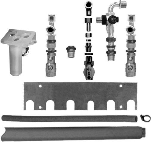 Wolf Anschluss-Set Verrohrung AP vormontiert, für CGS-2