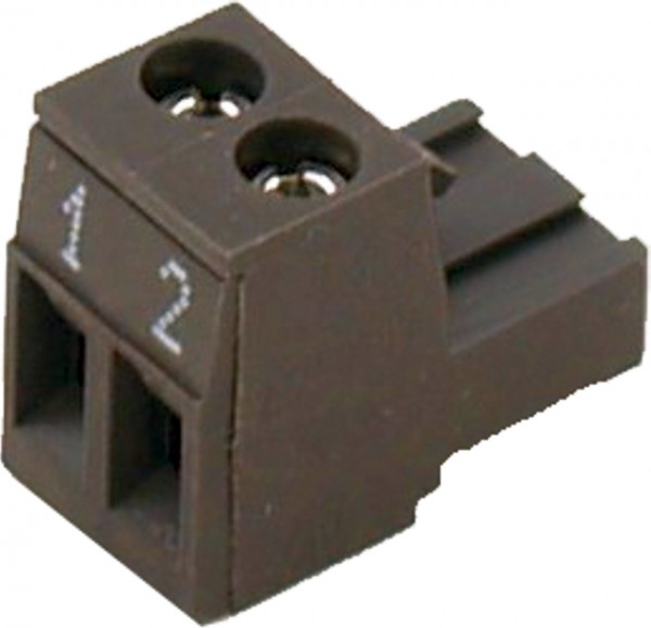 Wolf Gegenstecker schwarz 2-polig für WPM-1