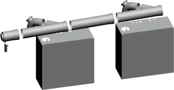 Wolf Grundbausatz DN200/250 - Reihe raumluftabhängig, für MGK-2 300